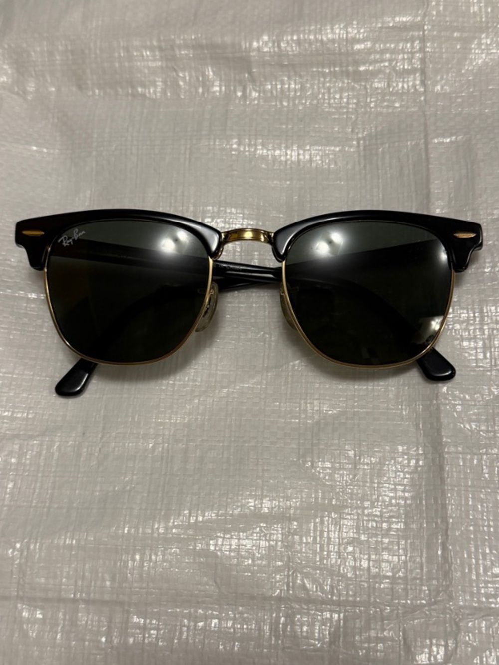 Ray-Ban Reservoir Dogs Mr. Orange  Clubmaster Sunglasses - Black and Gold Frame